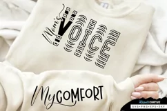 Moms Voice Sleeve SVG, Mother's Day SVG Design Product Image 1