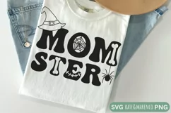 Momster SVG | Retro Mom Fall SVG | Retro Halloween SVG Product Image 2