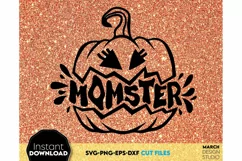 Momster svg Halloween SVG Halloween Shirt SVG Halloween Gift Product Image 1