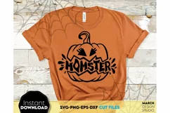 Momster svg Halloween SVG Halloween Shirt SVG Halloween Gift Product Image 4