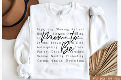 Mom To Be words png svg, Future Mom sublimation, Future Mama Product Image 1