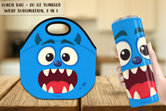 14 Monster Lunch Bag | Monster Tumbler Wrap Bundle Product Image 12