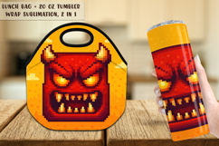 14 Monster Lunch Bag | Monster Tumbler Wrap Bundle Product Image 3
