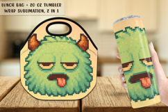 14 Monster Lunch Bag | Monster Tumbler Wrap Bundle Product Image 7