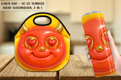 3D Monster Lunch Bag | Monster Tumbler Wrap Product Image 1
