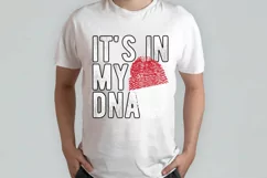 It's in my DNA Monaco Flag Fingerprint PNG Sublimation Product Image 2