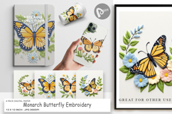 Digital Paper Monarch Butterfly Product Image 1