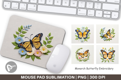 Mouse Pad Monarch Butterfly Product Image 1