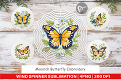 Wind Spinner Monarch Butterfly Product Image 1