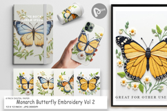Digital Paper Monarch Butterfly Product Image 1