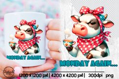 Funny cow sublimation, Funny sarcastic quotes Product Image 1