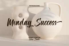 Monday Success Font Product Image 1