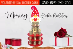 Valentines Day Money Cake SVG  
