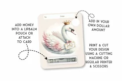 Pastel Christmas Money Cards - Print Then Cut PNG Product Image 2
