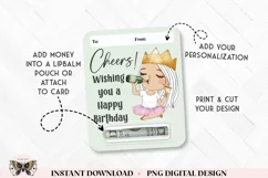 Birthday Money Card Holders - 4 Premium Birthday PNG Designs Product Image 2