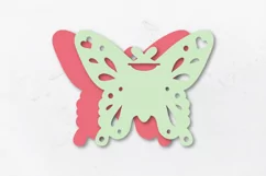Money Card Butterfly, Birthday Gift Card SVG Product Image 3