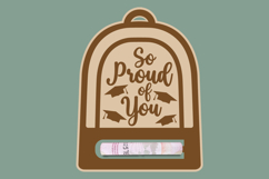 Graduation Money Holder Laser Engraving Product Image 1