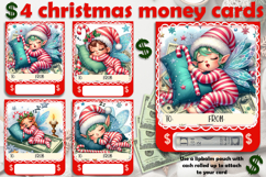 Christmas cards, funny gift Money cards for printing Product Image 1