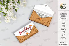 Money Envelopes Bundle Laser Cut. Envelope Gift SVG Product Image 3