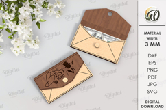 Money Envelopes Bundle Laser Cut. Envelope Gift SVG Product Image 6