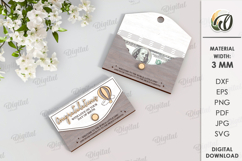 Money Envelopes Bundle Laser Cut. Envelope Gift SVG Product Image 9