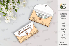 Money Envelopes Bundle Laser Cut. Envelope Gift SVG Product Image 11