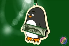 Christmas Money Holder, Cash Ornament laser svg dxf template Product Image 2