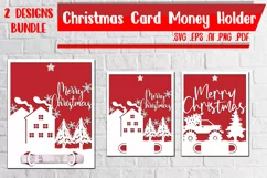 Christmas Card Money Holder 5-6 svg eps ai png pdf Product Image 1