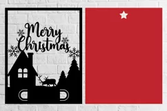 Christmas Card Money Holder 9-10 svg eps ai png pdf Product Image 2