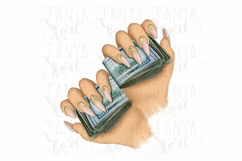 Money In The Hand | Illustration PNG Product Image 1
