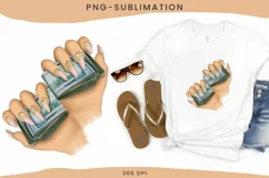 Money In The Hand | Illustration PNG Product Image 2