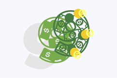 Money Numbers 3D SVG Product Image 3