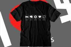 money motivational quotes svg t shirt design vector Product Image 2