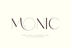 Monic - Modern Ligature Font Product Image 1