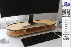 Desk Monitor Stands Laser Cut Bundle | Office Decor | CNC Product Image 8