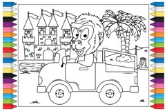 coloring animal cartoon for kids Product Image 1