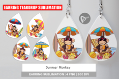 Earring Summer Monkey Product Image 1