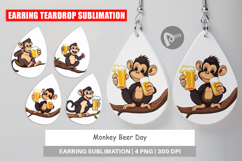 Earring Monkey Beer Day Product Image 1