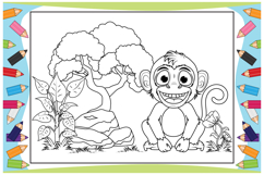 Coloring Cute Animal Cartoon For Kids Product Image 5
