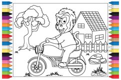 coloring animal cartoon for kids Product Image 1