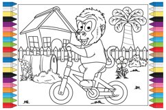 coloring animal cartoon for kids Product Image 1