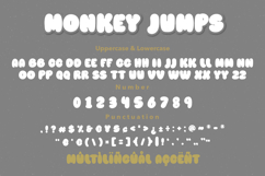 Monkey Jumps aPlayful Bubble Display Font Product Image 8
