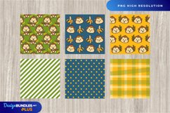 Monkey Seamless Pattern Paper Pack Product Image 1