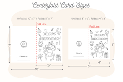 Monkey Happy Birthday Card, Kids Coloring Card &amp; Placemat Product Image 4