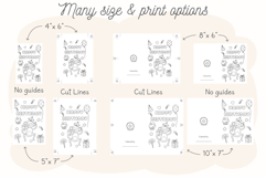 Monkey Happy Birthday Card, Kids Coloring Card &amp; Placemat Product Image 8