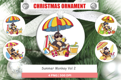 Ornament Summer Monkey Product Image 1