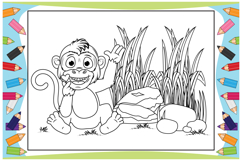 Coloring Cute Animal Cartoon For Kids Product Image 6