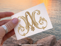 MA AM Wedding Monogram Logo | Elegant Initials Vector Product Image 6