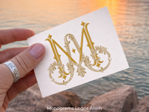 MA AM Wedding Monogram Logo | Elegant Initials Vector Product Image 7