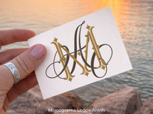 MA AM Wedding Monogram Logo | Elegant Initials Vector Product Image 7